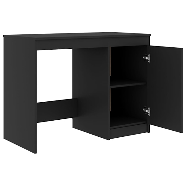vidaXL Skrivbord grå 100x50x76 cm konstruerat trä grå