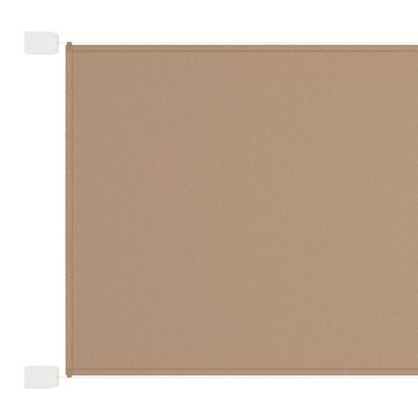 vidaXL Markis vertikal taupe 60x270 cm oxfordtyg Taupe