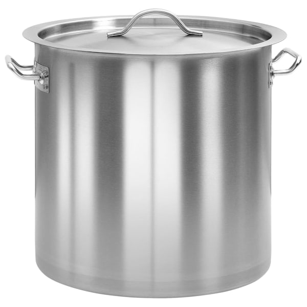 vidaXL Kastrull 35 L 36x36 cm rostfritt stål Silver