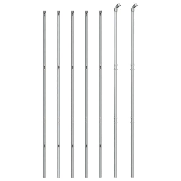 vidaXL Gunnebostängsel silver 2,2x10 m Silver