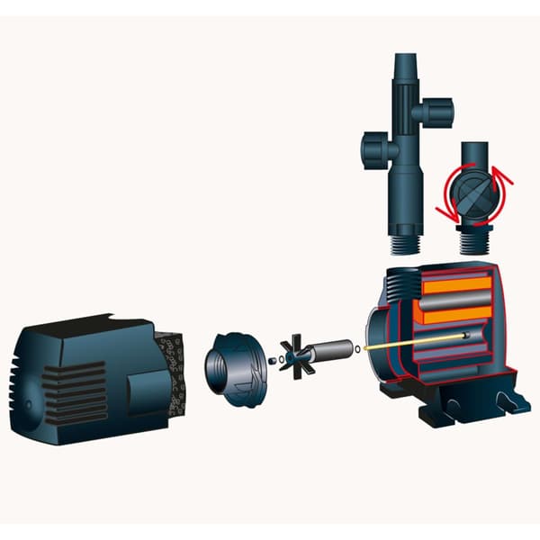 Ubbink Fontänpump Xtra 400 Svart