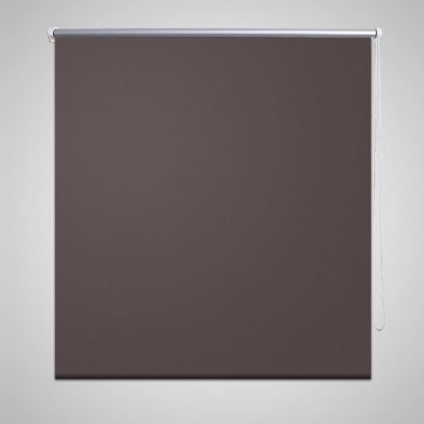 vidaXL Rullgardin brun 140 x 230 cm mörkläggande Brun
