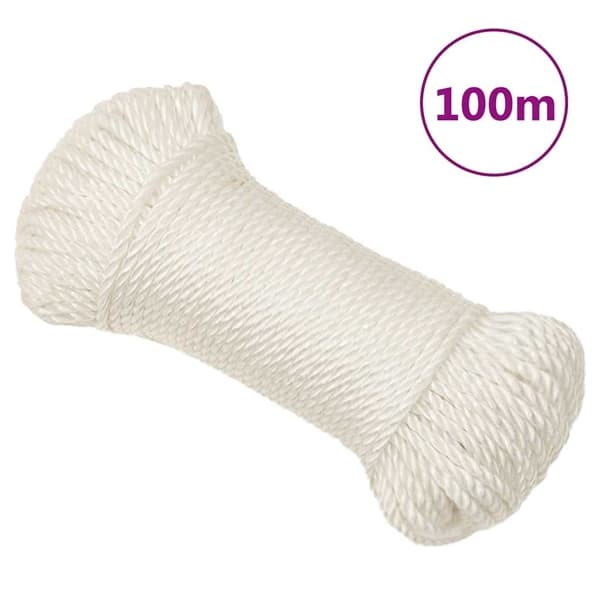vidaXL Rep vit 3 mm 100 m polypropylen Vit