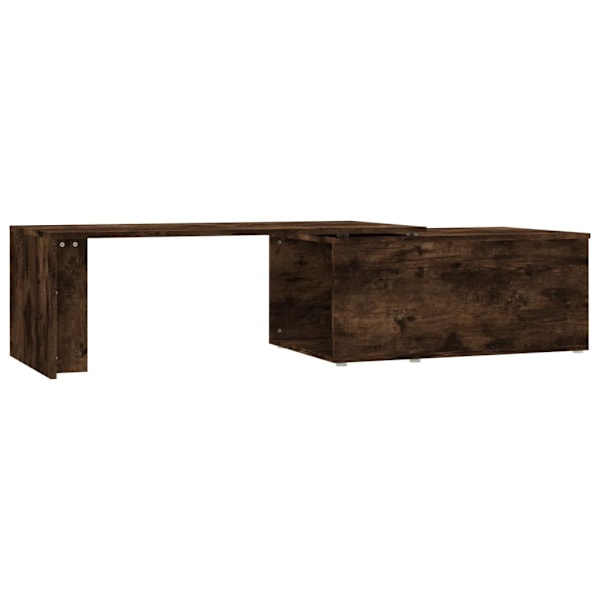 vidaXL Soffbord rökfärgad ek 150x50x35 cm konstruerat trä Brun