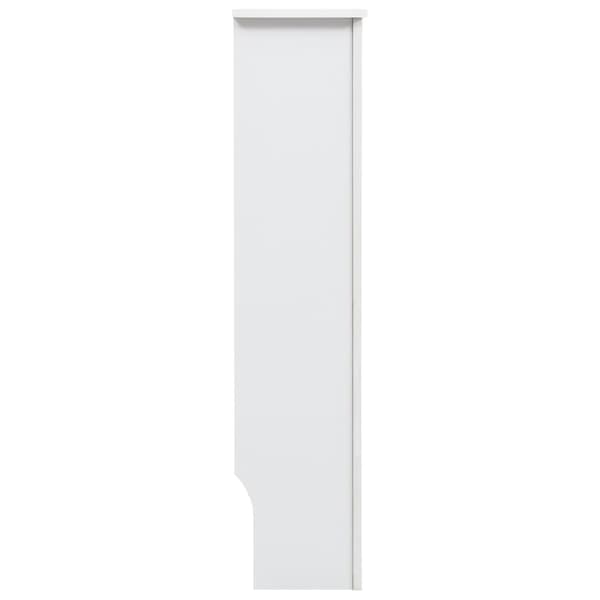 vidaXL Elementskydd 2 st vit 112x19x81,5 cm MDF Vit
