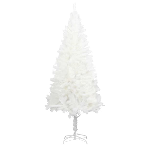 vidaXL Plastgran verklighetstrogna barr vit 210 cm Vit