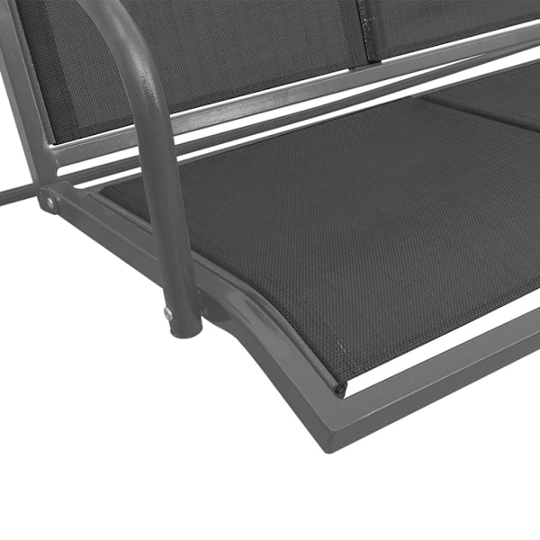 vidaXL Svart trädgård hammock Svart