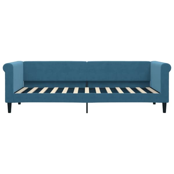 vidaXL Dagbädd utdragbar med lådor blå 80x200 cm sammet Blå
