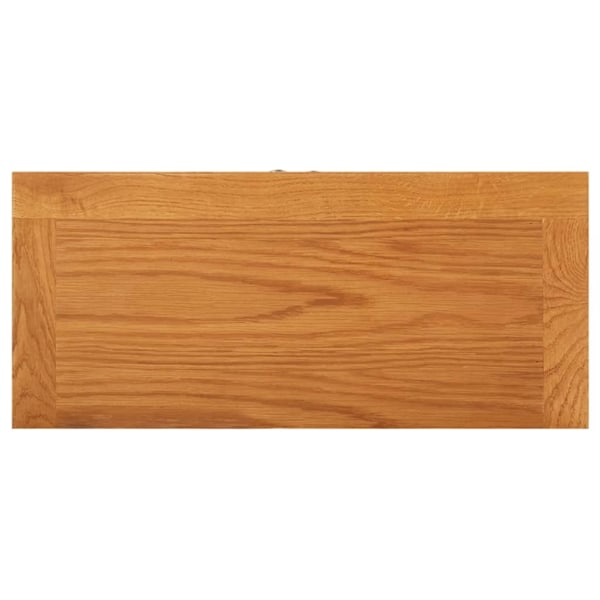 vidaXL Förvaringsskåp 50x22x110 cm massiv ek Brun