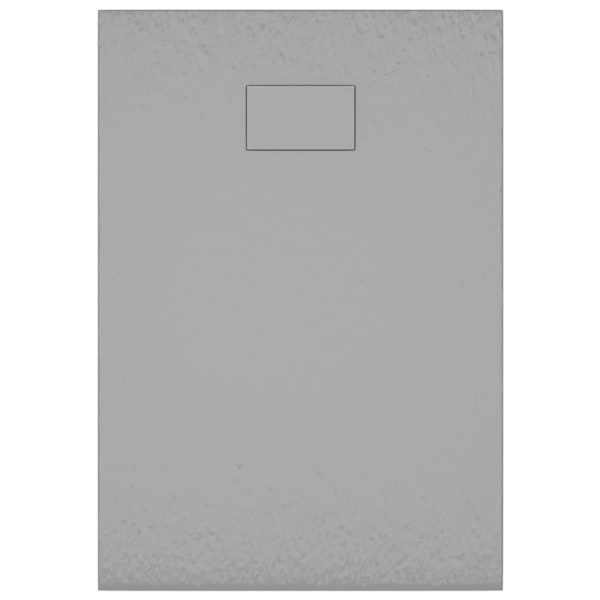 vidaXL Duschkar SMC grå 100x70 cm grå