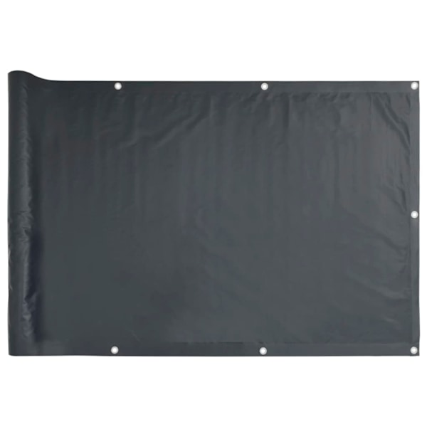 vidaXL Balkongskärm antracit 75x300 cm oxfordtyg Antracit