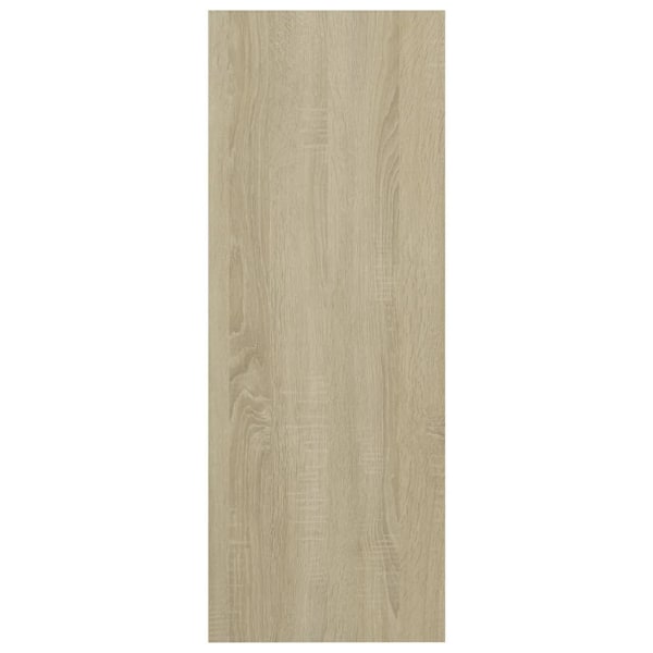 vidaXL Avlastningsbord sonoma ek 105x30x80 cm konstruerat trä Brun