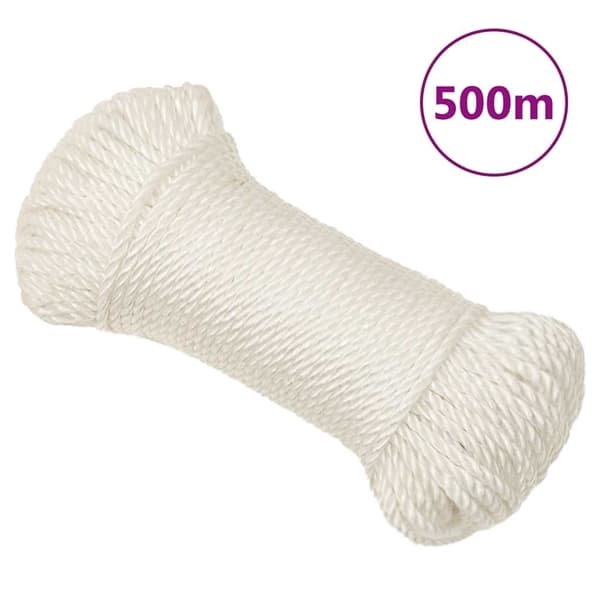 vidaXL Rep vit 3 mm 500 m polypropylen
