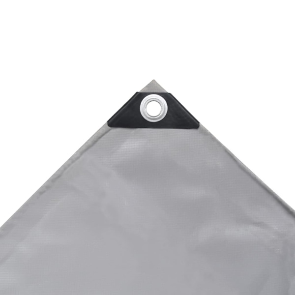 vidaXL Presenning 650 g/m² 4x5 m grå grå