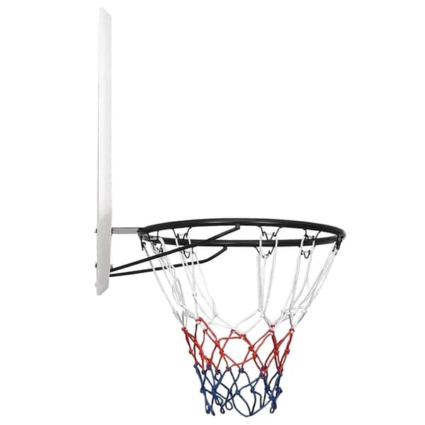 vidaXL Basketplatta vit 90x60x2 cm polyeten Vit