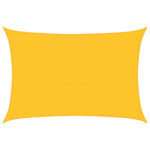 vidaXL Solsegel 160 g/m² gul 2,5x4 m HDPE Gul