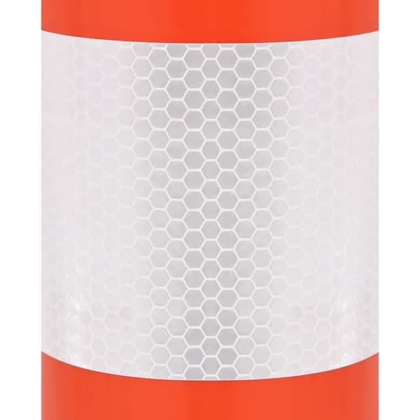 vidaXL Trafikpollare 10 st 75 cm PE