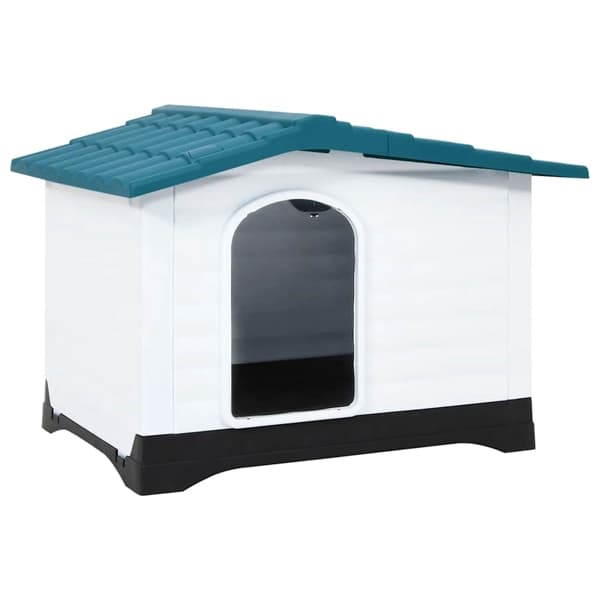 vidaXL Hundkoja blå 90,5x68x66 cm polypropylen Blå