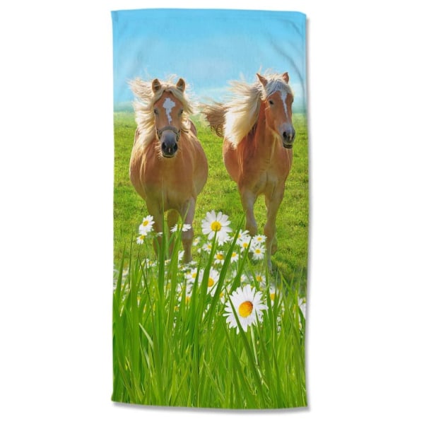 Good Morning Badlakan HORSES 75x150 cm flerfärgat multifärg
