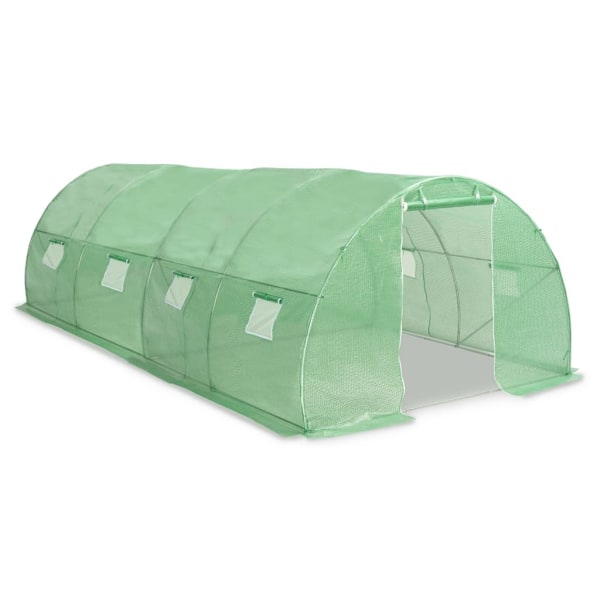 vidaXL Växthus 18m² 600x300x200 cm Grön
