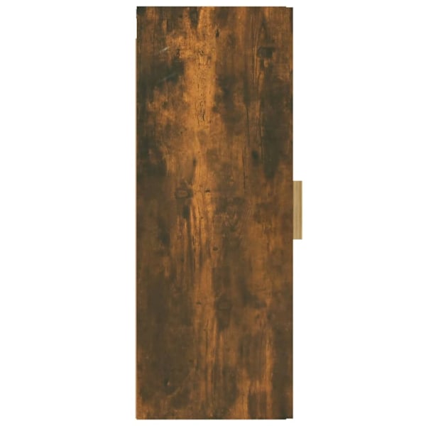 vidaXL Väggskåp rökfärgad ek 34,5x34x90 cm konstruerat trä Brun