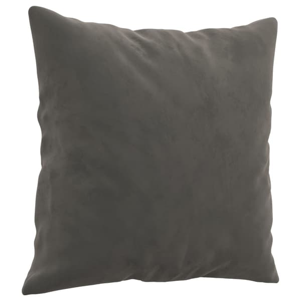 vidaXL Prydnadskuddar 2 st grå 40x40 cm sammet Grå
