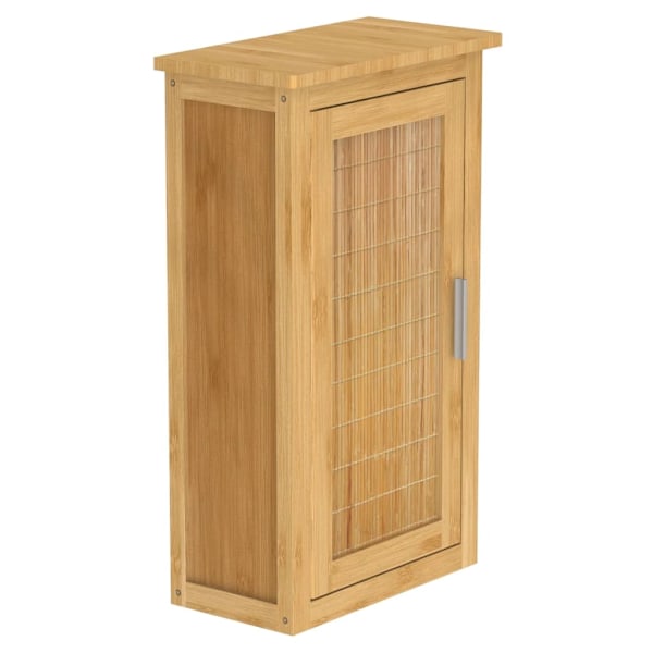 EISL Badrumsskåp högt med lådor bambu 40x20x70 cm Brun