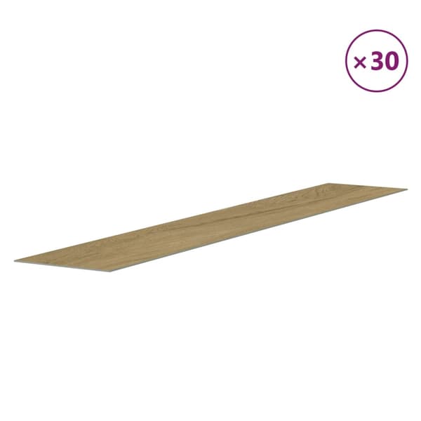 vidaXL Väggpaneler träimitation brun PVC 4,12 m² Brun