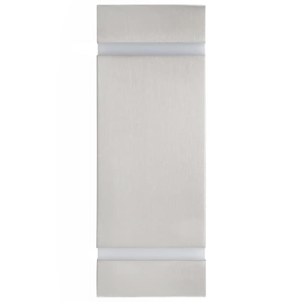 vidaXL Utomhusvägglampa 2 st 35 W silver rektangulär Silver