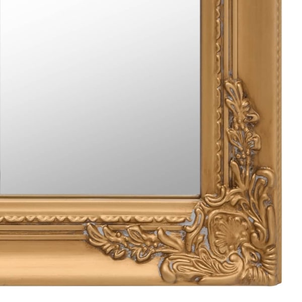 vidaXL Fristående spegel guld 45x180 cm Guld