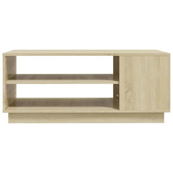 vidaXL Soffbord sonoma-ek 102x55x43 cm konstruerat trä Brun