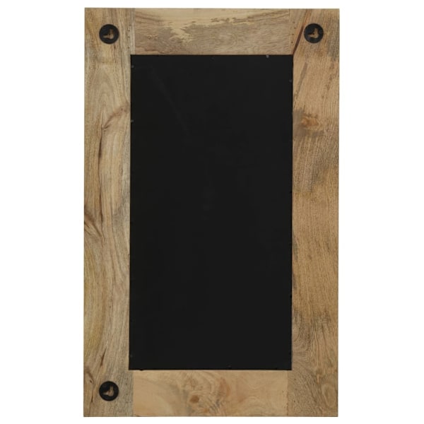 vidaXL Spegel i massivt mangoträ 50x80 cm Brun