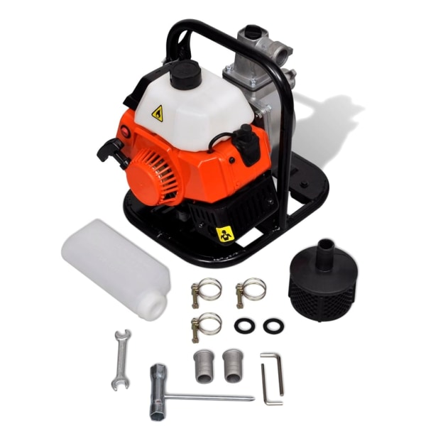 vidaXL Bensindriven vattenpump 2-takt 1,45 kW 0,95 L