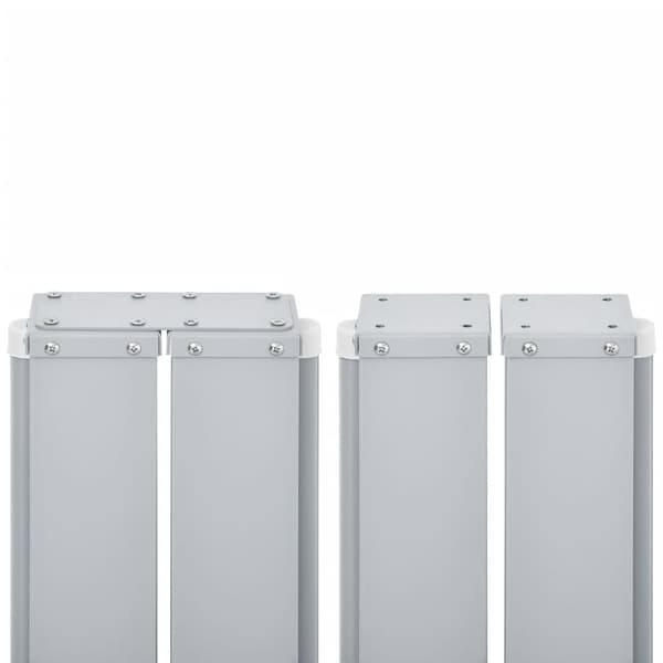 vidaXL Infällbar sidomarkis blå 140x600 cm Blå
