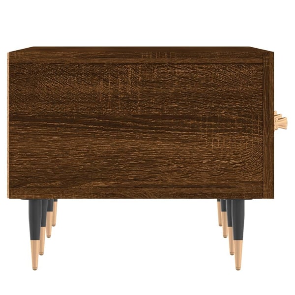 vidaXL Tv-bänk brun ek 150x36x30 cm konstruerat trä Brun