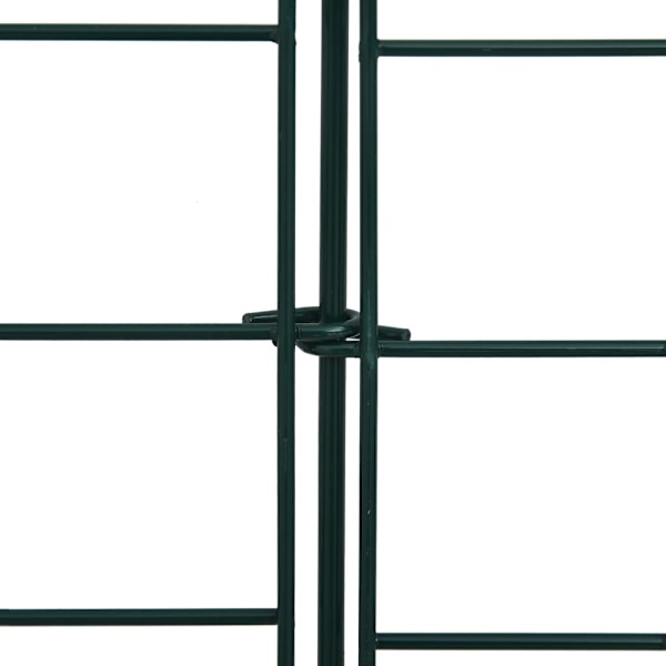 vidaXL Staket båge 77,5x78,5 cm grön Grön