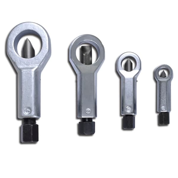 vidaXL Mutterspräckare 4-pack 9-27 mm Vit