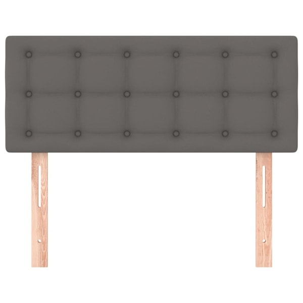 vidaXL Sänggavel grå 100x5x78/88 cmkonstläder Grå
