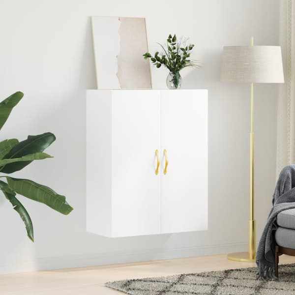 vidaXL Väggskåp vit 69,5x34x90 cm Vit