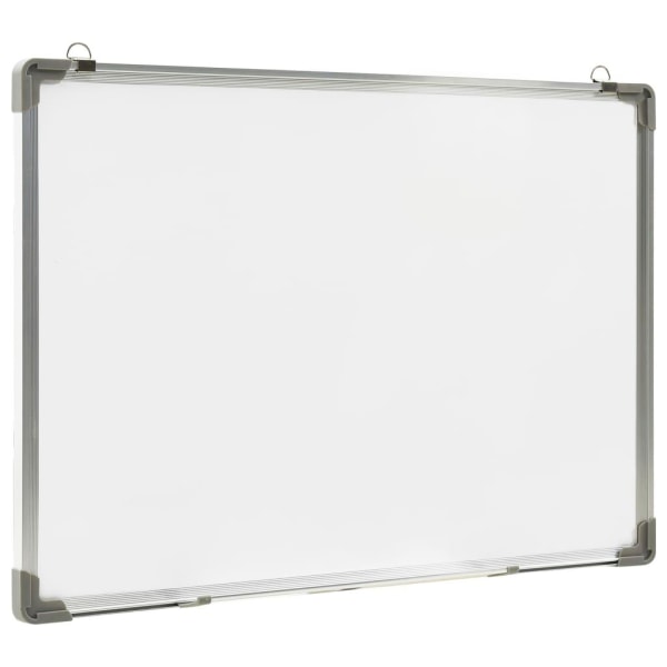 vidaXL Magnetisk whiteboard vit 70x50 cm stål Vit