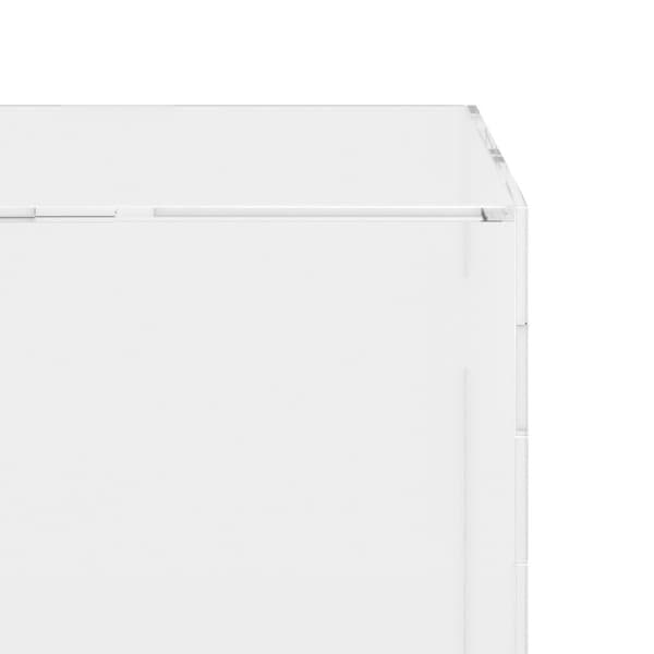 vidaXL Akryllåda transparent 30x15x14 cm Transparent