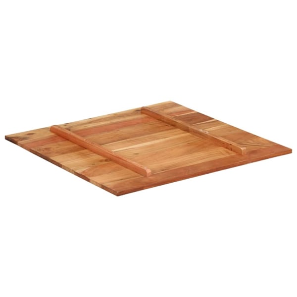 vidaXL Bordsskiva massivt akaciaträ 15-16 mm 70x70 cm Brun