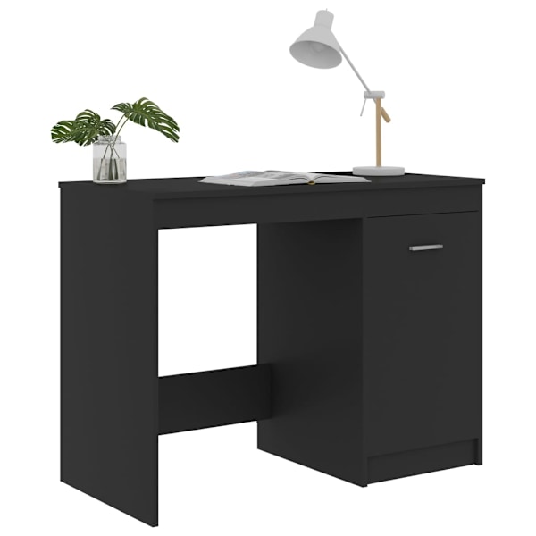 vidaXL Skrivbord grå 100x50x76 cm konstruerat trä grå