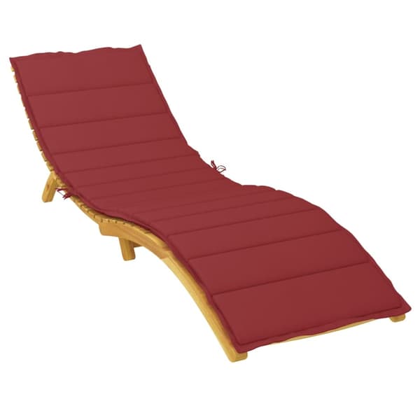 vidaXL Solsängsdynor Oxford tyg (100% polyester) Vinröd Röd