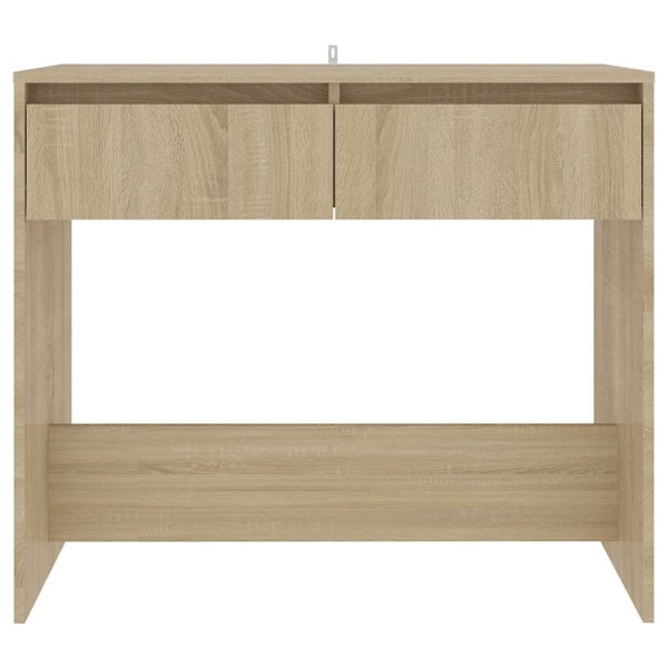 vidaXL Avlastningsbord sonoma ek 89x41x76,5 cm konstruerat trä Beige