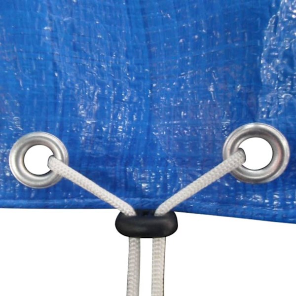 vidaXL Poolskydd 2 st för 450-457 cm rund ovanmarkspool Blå