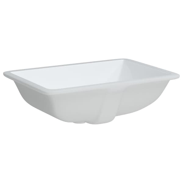 vidaXL Handfat vit 52x38,5x19,5 cm rektangulär keramik Vit