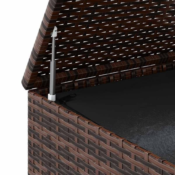 vidaXL Dynbox PE-rotting 145x100x103 cm brun Brun