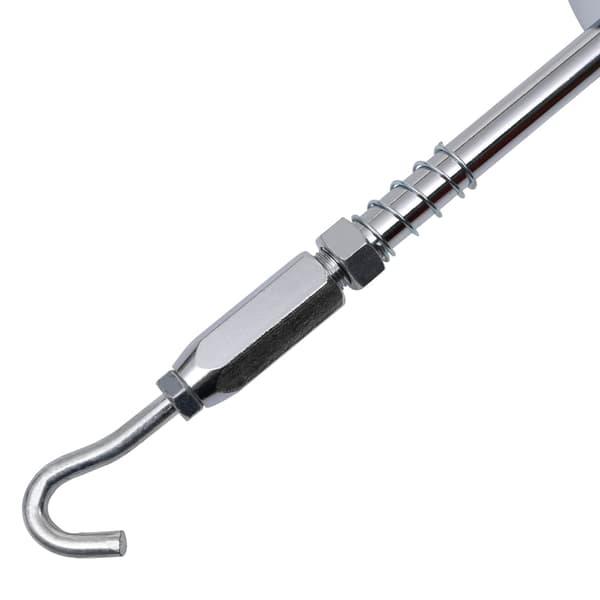 vidaXL Glidhammare med krok 65 cm kolstål