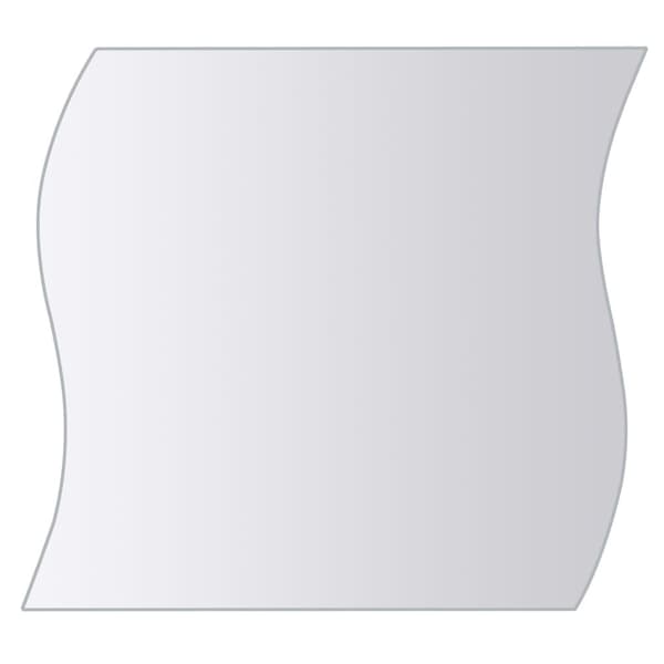 vidaXL Spegelplattor 16 st multiform spegelglas Silver